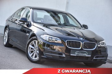 BMW 5 2.0D Automat, BiXenon, NAVI, Skóry Gwarancja 12m-cy, ASO Polska